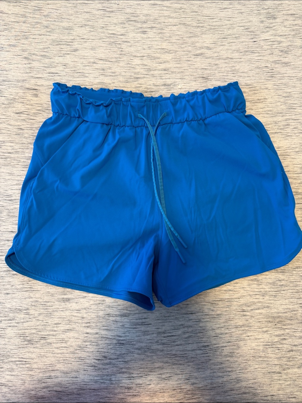 Lululemon Stretch High Rise Short 3.5” in poolside blue